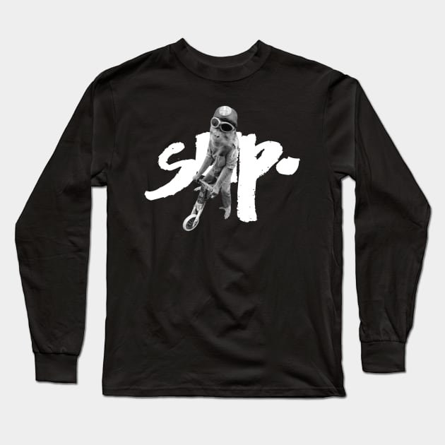 Sup Monkey Long Sleeve T-Shirt by R8Designs